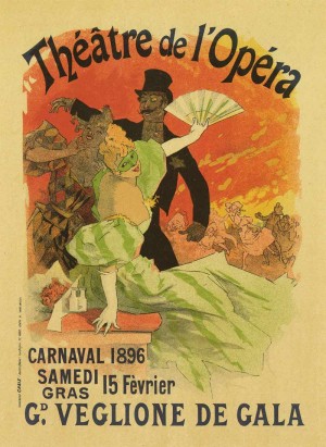 Theatre de Opera Carnaval 1896 original poster